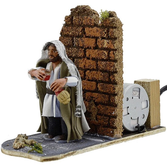 Figura oriental de 8 cm en movimiento Mundo Pesebres