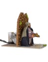 Figura para belén en movimiento de un campesino árabe - 8 cm