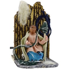 Tessitrice 8 cm in movimento Mondo Presepi 2