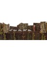 Large ribbon with shepherd and sheep moving nativity scene