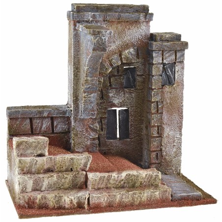 "Section of the ascent traveled by Christ towards Golgotha 25x15x25 h"