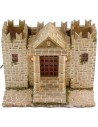 Castillo de resina con torres iluminadas cm 31x25x24,5 h