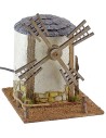 Mulino a vento circolare con pala funzionante cm 13,5x15,5x15 h