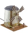 Molino de viento circular con aspas funcionales de 13,5x15,5x15
