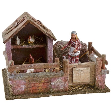 Chicken coop 19.4x14.5x13.5 h cm