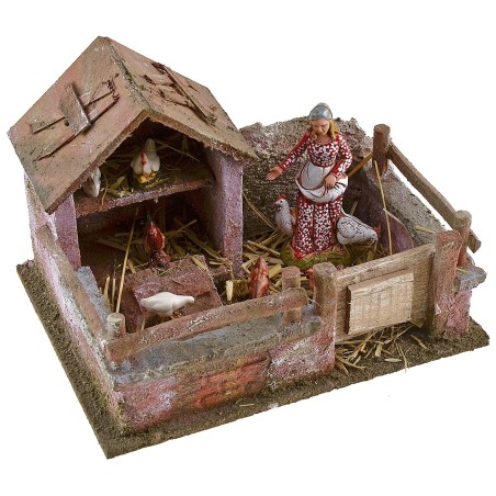 Chicken coop 19.4x14.5x13.5 h cm