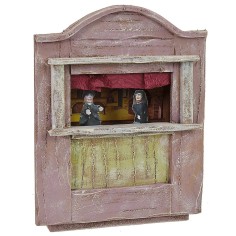 Teatrillo con marionetas de 16,5x7x18,5 cm de altura para