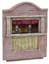 Teatrillo con marionetas de 16,5x7x18,5 cm de altura para