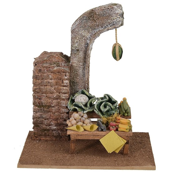 Ambientazione del fruttivendolo cm 14,5x11,5x16 h altezza