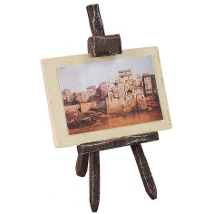 Cuadro con pedestal de 6x5,5x11 cm de altura, recomendado. 2