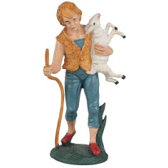 Pastore con agnello in braccio 15 cm Euromarchi