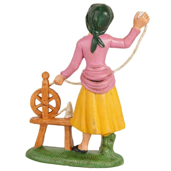 Hilandera de 15 cm Euromarchi altura, base, real, hilandera.