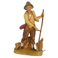 Contadino con falce 12 cm Fontanini fontanini, base, falce