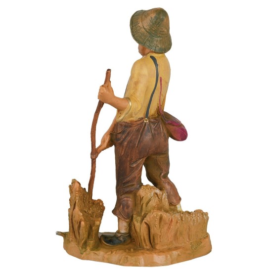 Contadino con falce 12 cm Fontanini fontanini, base, falce