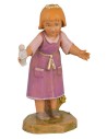 Bambina con gioco serie 12cm Fontanini serie, base, fontanini