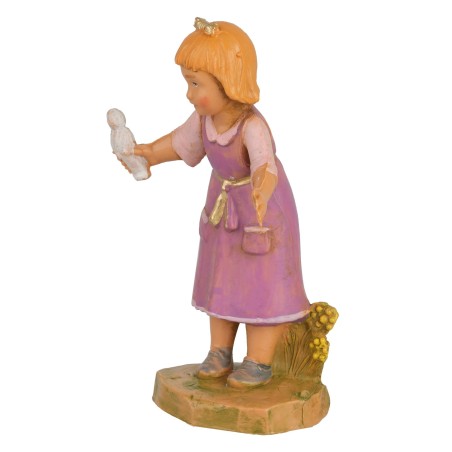 Bambina con gioco serie 12cm Fontanini serie, base, fontanini