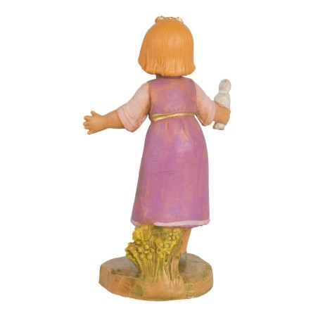 Bambina con gioco serie 12cm Fontanini serie, base, fontanini