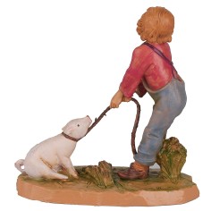 Bambino con maiale serie 12 cm Fontanini 2