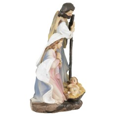 Natività in blocco 20 cm altezza, bambino, misure, maria 2