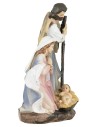 Natività in blocco 20 cm altezza, bambino, misure, maria