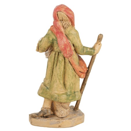 Donna con agnello 10 cm Euromarchi lux altezza, base