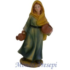 Cm 15 mujer con ánforas Mondo Presepi