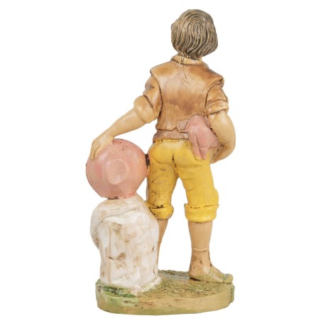 Contadino con maialino 10 cm Euromarchi lux euromarchi