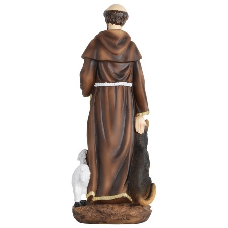 San Francesco 12 cm in resina