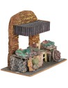 Bottega del fruttivendolo in resina cm 15x8x12,5 h altezza