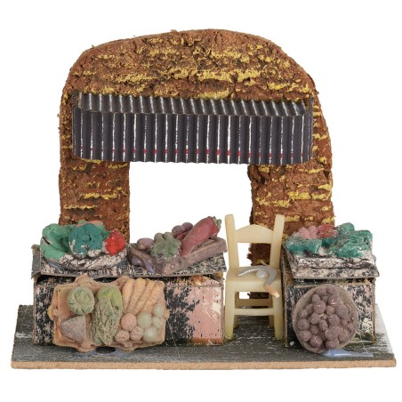 Ambientazione Fruttivendolo cm 15x8x12,5 h