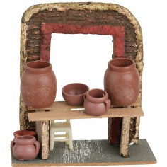 Bottega del vasaio cm 15x8,2x15,5 h altezza, bottega, prodotto