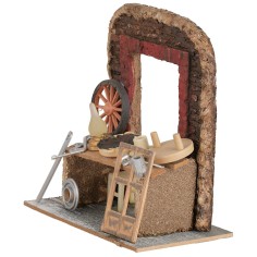Bottega del falegname cm 15x8,2x15,5 h altezza, falegname 2