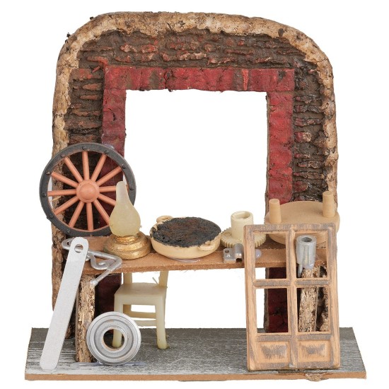 Bottegadel falegname cm 15x8,2x15,5 h falegname, 2x15, 15x8