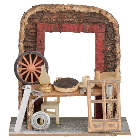 Bottegadel falegname cm 15x8,2x15,5 h falegname, 2x15, 15x8