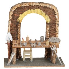 Blacksmith's shop cm 15x8.2x15.5 h height, shop, blacksmith