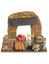 Bottega del fruttivendolo in resina cm 15x8x12,5 h altezza