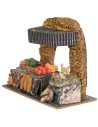 Bottega del fruttivendolo in resina cm 15x8x12,5 h altezza