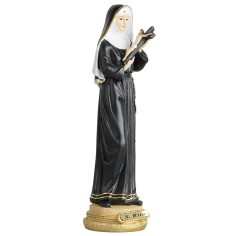 Santa Rita 31 cm in resina altezza, resina, base, reale, rita 2