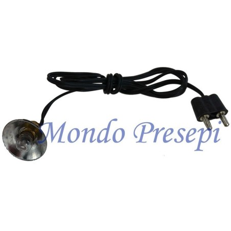 Farola colgante Ø cm 1,9 con lámpara E5 3,5V. Mondo Presepi