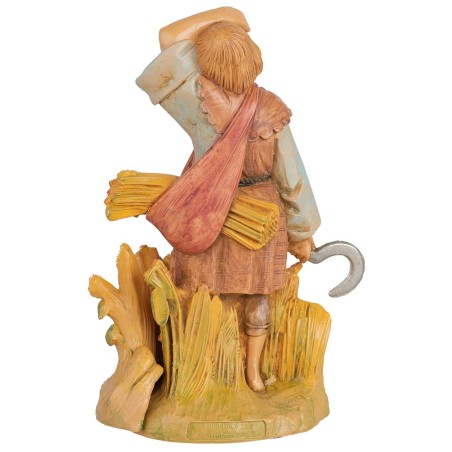 Contadino con falcetto 12 cm Fontanini altezza, base