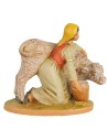 Giovane con vitello serie 12 cm Fontanini
