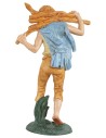 Woodsman with a bundle on shoulders 15 cm Euromarchi