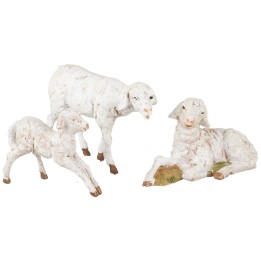 Familia de ovejitas serie 12 cm Fontanini