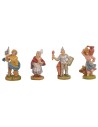 Set 8 statuine presepe 4 cm Euromarchi