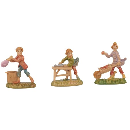 Set 6 mestieri 4 cm Euromarchi euromarchi, altezza, mestieri