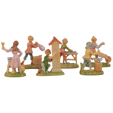 Set 6 mestieri 4 cm Euromarchi euromarchi, altezza, mestieri