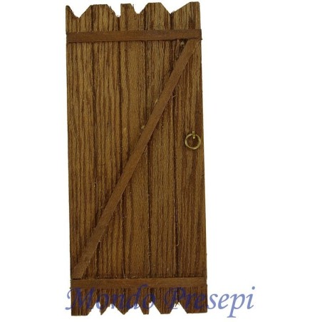 Puerta de madera cm 5x11 Mundo Pesebres