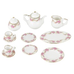 Set da tè e caffè in porcellana 11 pezzi