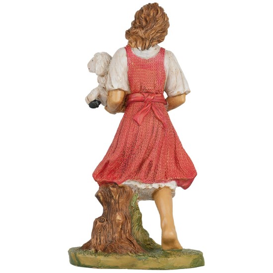 Pastorella con agnello in braccio 30 cm Euromarchi pastorella