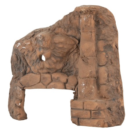 Facciata per fontana cm 16x4x15,5 h facciata, vano, fontana